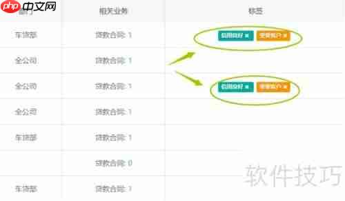 小贷管家贷款管理软件如何设置/删除客户标签