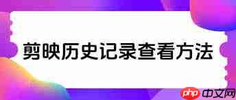 剪映如何查看开发票历史记录