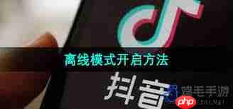 抖音如何开启离线模式