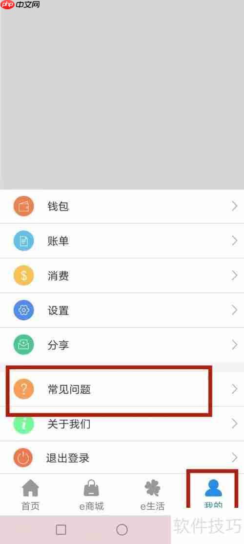 e洛通常见问题查询方法