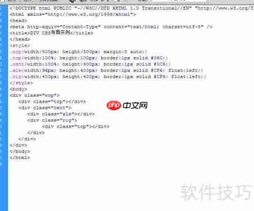 DIV CSS布局实例如何排版页面