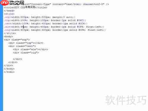 DIV CSS布局实例如何排版页面