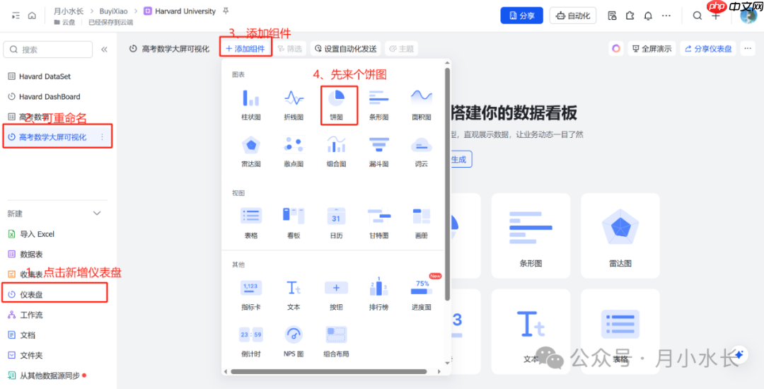 大数据监控+多维表格+deepseek 分析+大屏可视化，定量分析：2025 年高考数学有多难？