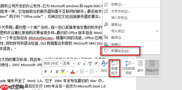 word2014怎么加批注？word2014加批注的方法