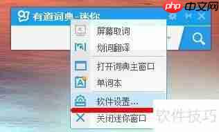 有道词典设置在哪找？25字内短标题