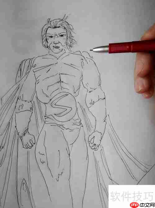 漫威哨兵插画教程：一步一步教你画出震撼人心的作品