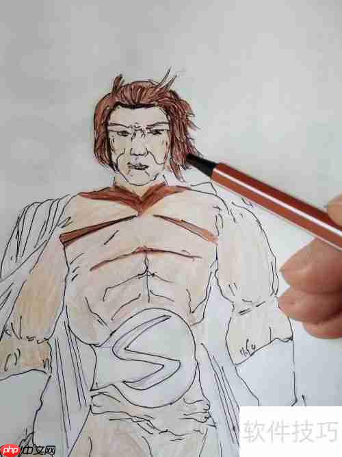 漫威哨兵插画教程：一步一步教你画出震撼人心的作品