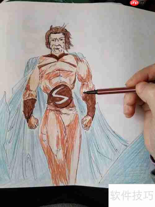 漫威哨兵插画教程：一步一步教你画出震撼人心的作品