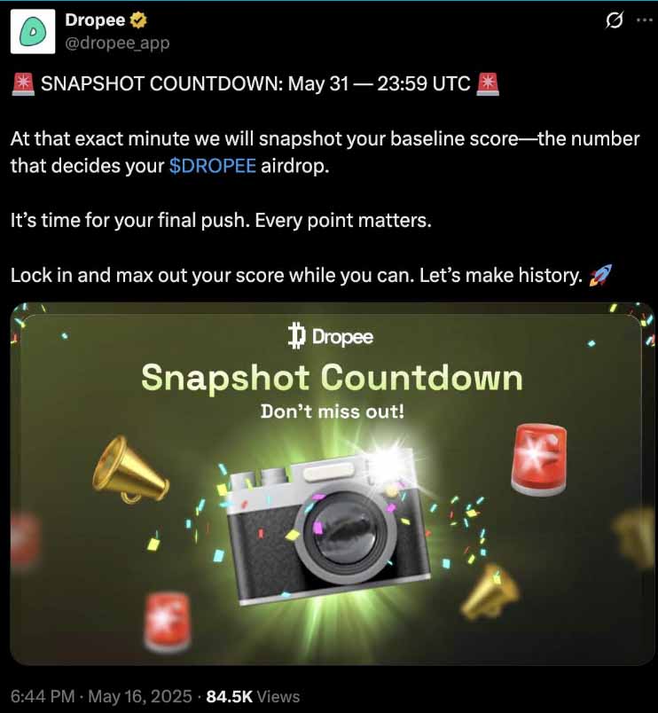 Dropee 是什么？Dropee Telegram 空投、上线日期介绍