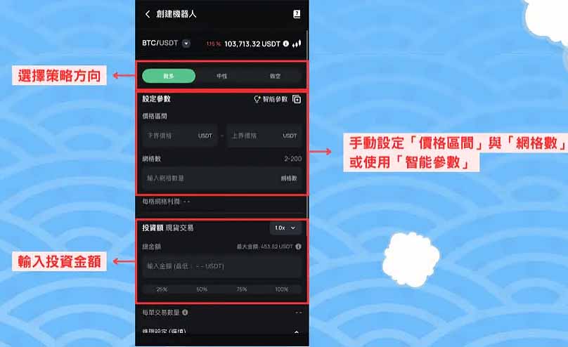 什么是XREX 网格交易？XREX 现货网格交易设定步骤