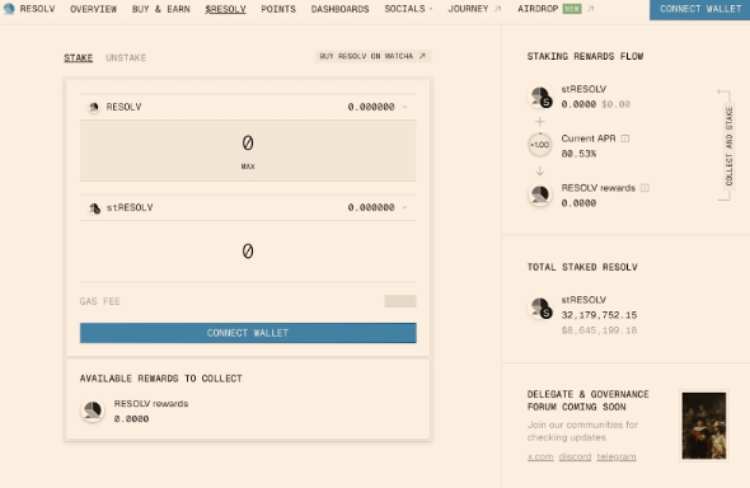 Resolv币是什么?前景如何?RESOLV代币亮点介绍