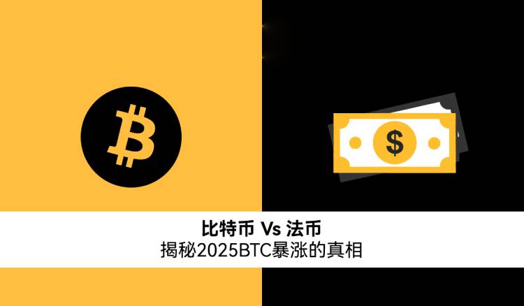 比特币vs法币:两者有什么关系?2025年BTC暴涨的真相解密