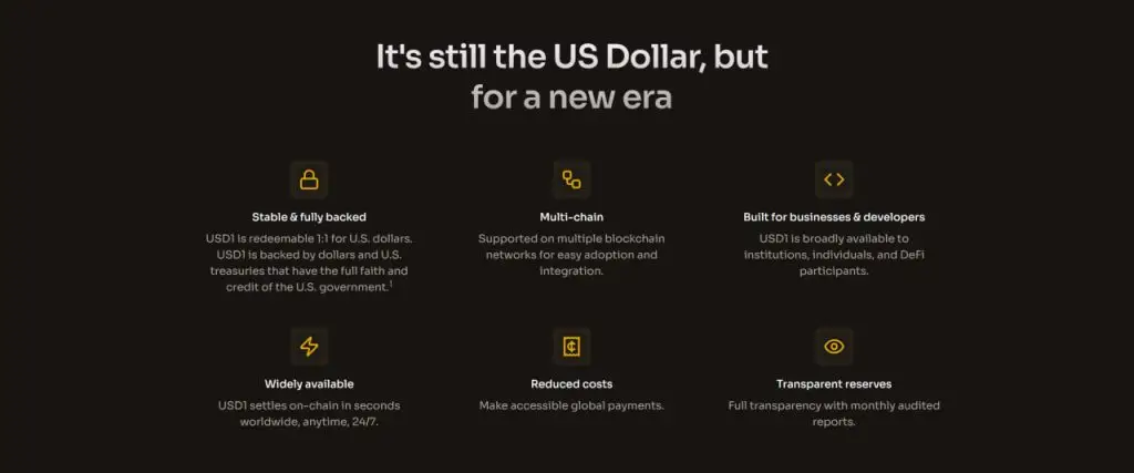 USD1是什么？USD1稳定币有什么特别之处？为何受关注度那么高？