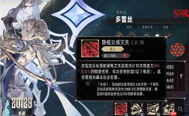 银与绯多蕾丝有什么技能 银与绯多蕾丝角色解析