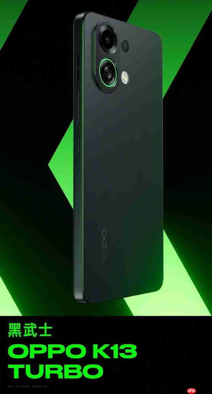 OPPO K13 Turbo 系列渲染图曝光：酷炫四色 + 圆环呼吸灯吸睛！