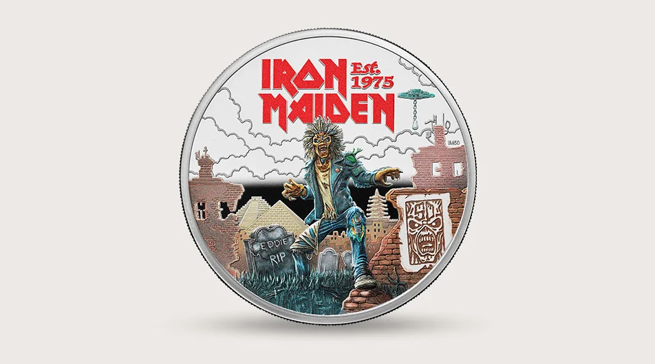 铁娘子乐队50周年庆典迎来皇家礼遇：发行纪念币！