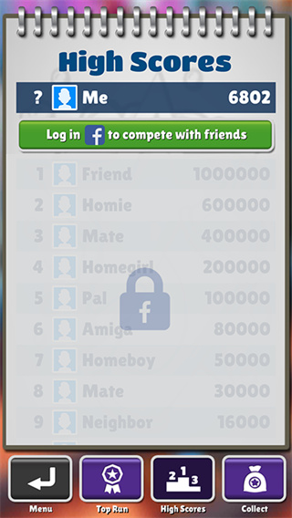 地铁跑酷灰色版