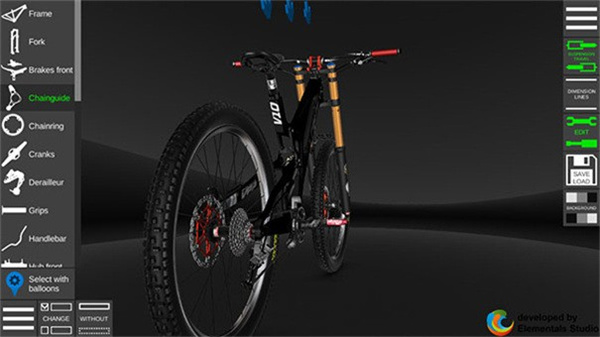 自行车配置器3d