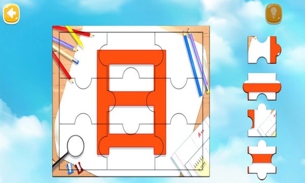 儿童汉字拼图