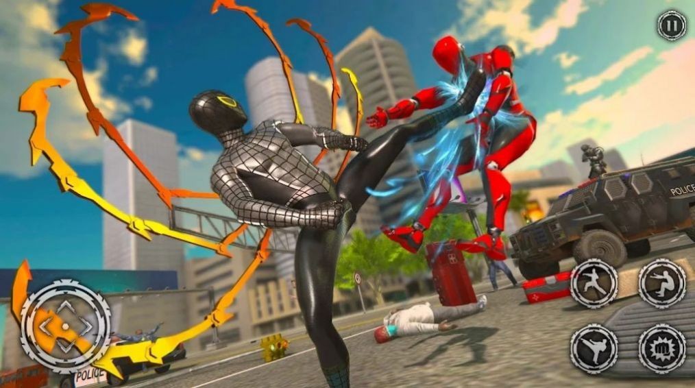 蜘蛛机器人绳索英雄营救 安卓版