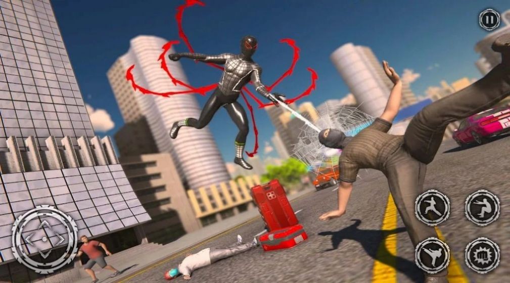 蜘蛛机器人绳索英雄营救 安卓版