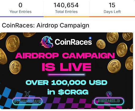 CoinRaces空投指南:通过预测迷因币赚取$CRGG代币