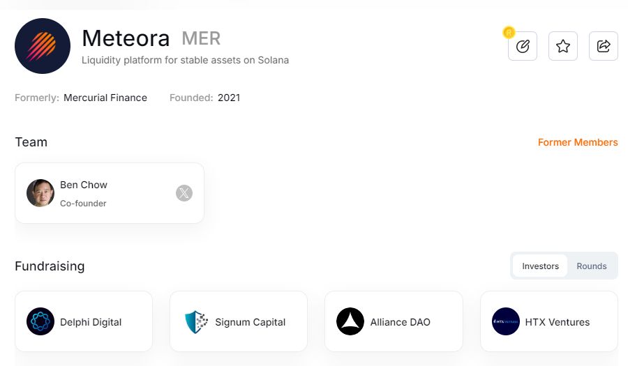Meteora(MET币)是什么？前景怎么样？MET代币经济、融资背景、功能介绍