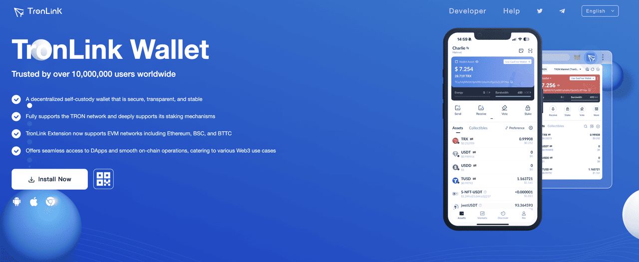 如何安装并创建Tron 区块链上的TronLinkwallet？新手图文指南