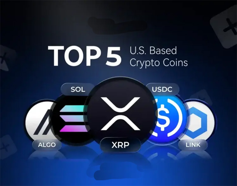 2025 年美国市值排名前 5 的加密货币是哪些？一文介绍