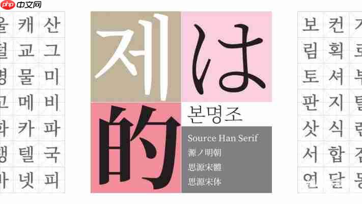 Source Han Serif SC Bold字体特点解析,设计师必备中文字体