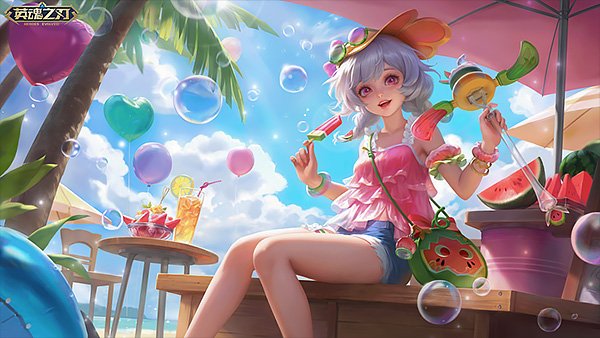 《英魂之刃》魅魔公主-凉夏限定皮肤元气登场 版本平衡性优化更新