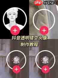 抖音透明头像图片黑色老版哪里有