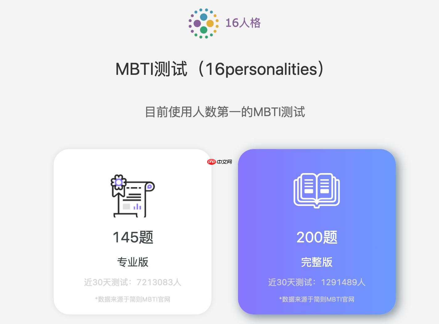 mbti官网正版入口 mbti官网入口网址