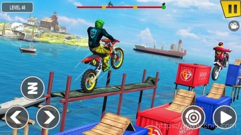 模拟城市摩托车竞速