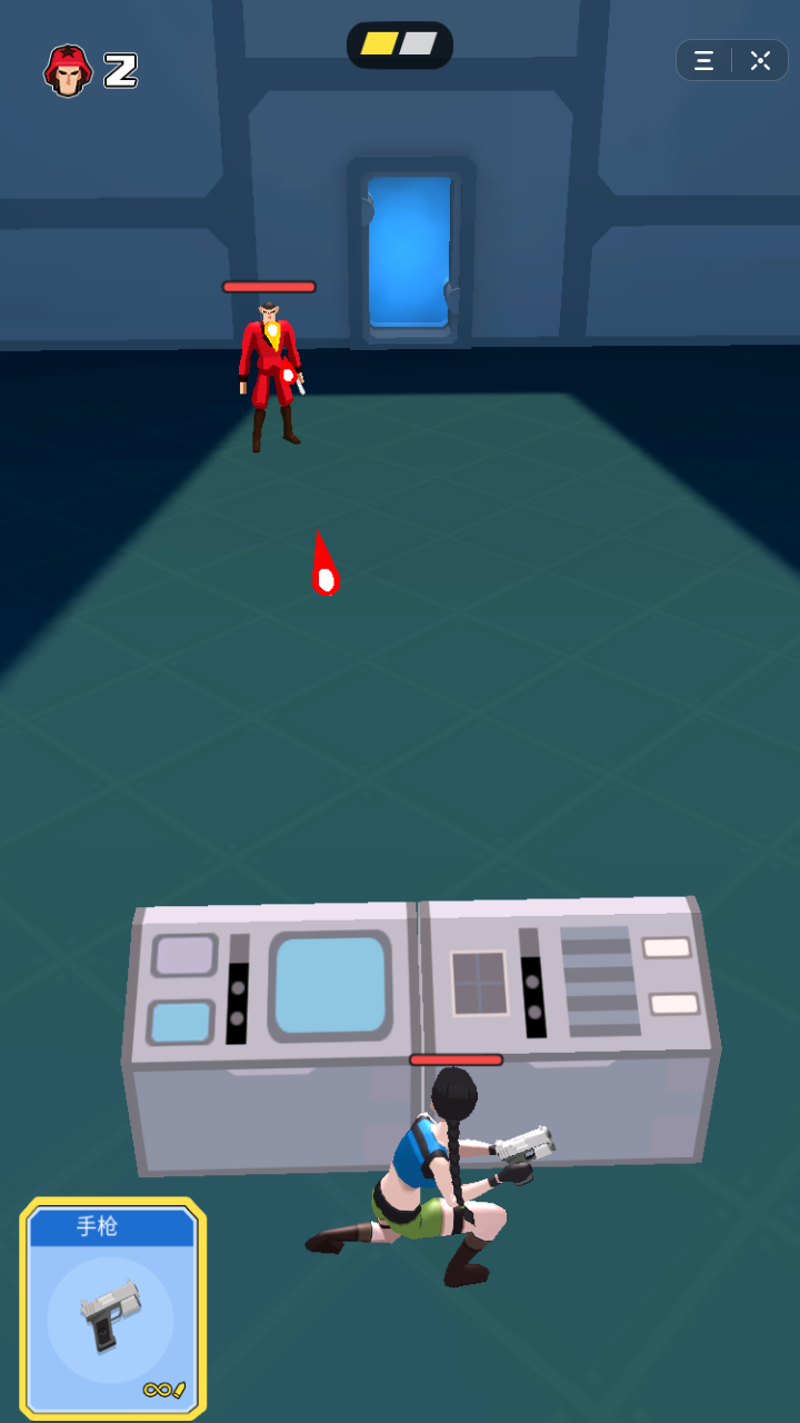 抖音这个枪手有点冷