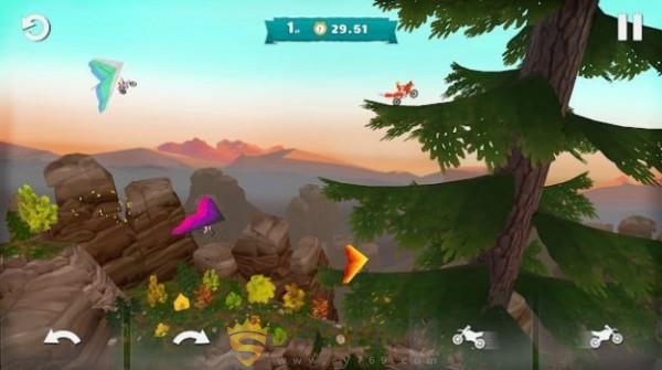 空降越野摩托车