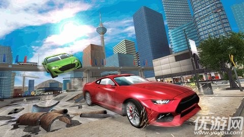 城市自由驾驶模拟器