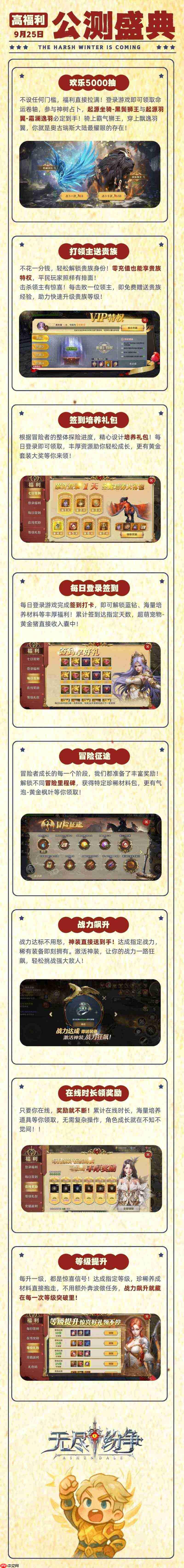 无尽纷争公测福利指南一览