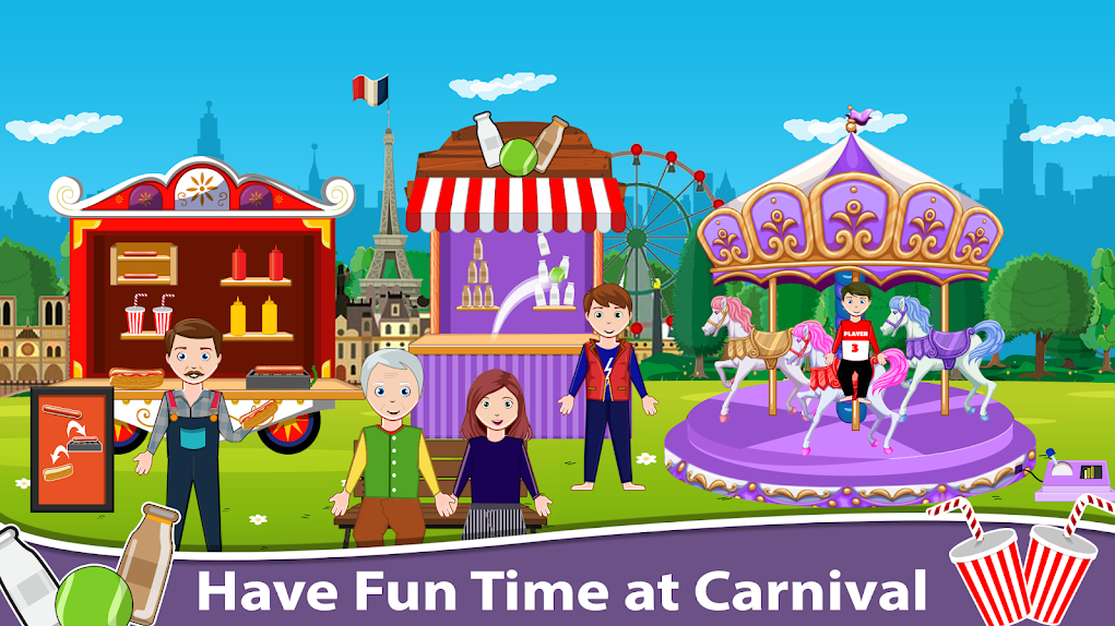 巴黎小镇生活Pretend Paris Town Life