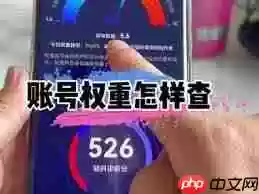 轻抖如何查询抖音权重