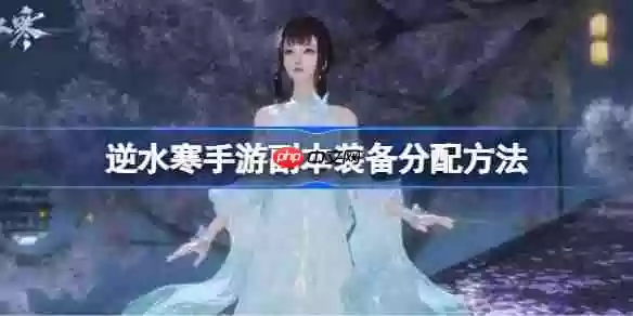 逆水寒手游副本装备怎么分配-逆水寒手游副本装备分配方法