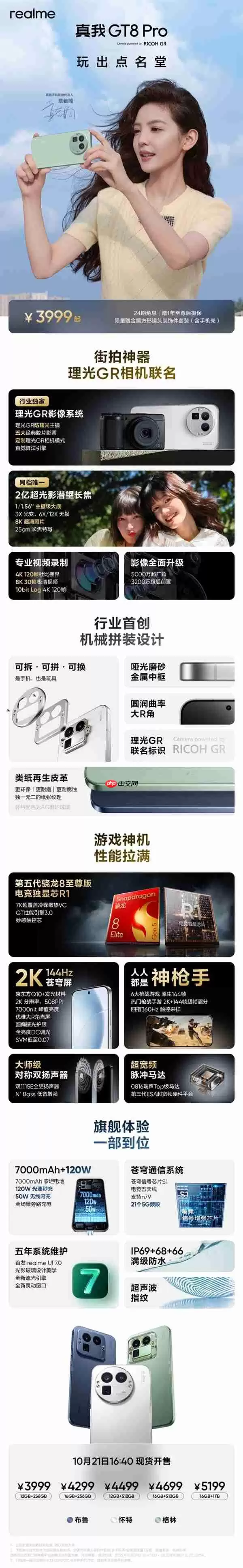 真我GT8系列首销三天打破历代一周销售额记录:16+512GB占比超50%