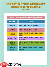 2025乒超联赛赛制规则是什么