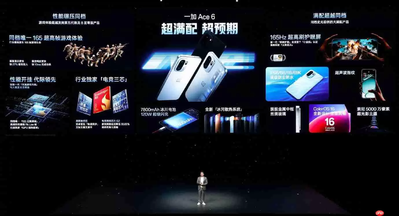 165Hz加持!一加Ace6发布:起售价2599元