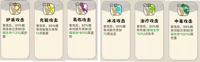 《神宠降临》双属性流派技能介绍