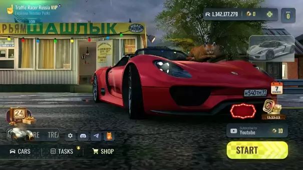 交通赛车俄罗斯村庄