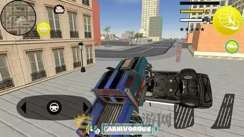 火柴人穿梭城市