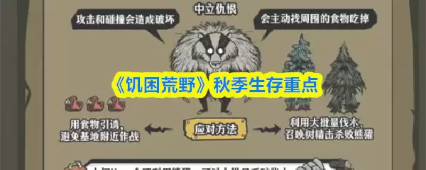 《饥荒荒野》秋季生存要点