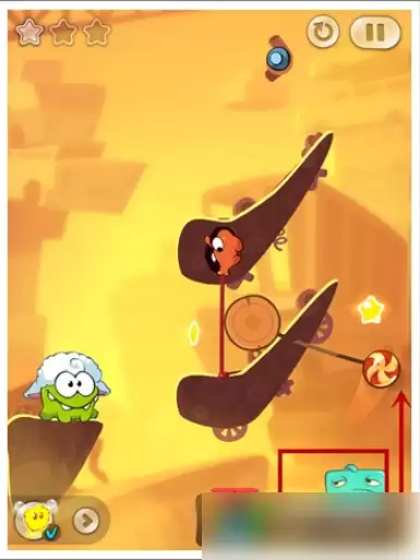 割绳子2废车场第13关第二步图示