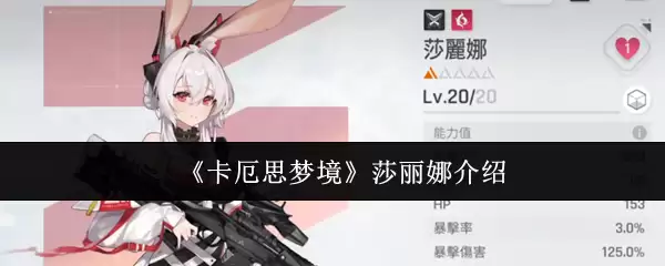 《卡厄思梦境》莎丽娜角色介绍